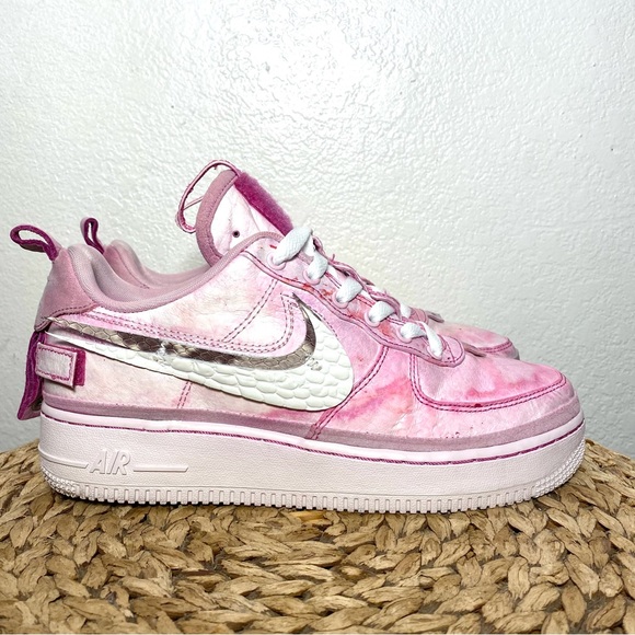 Nike Air Force 1 low pink all star custom dye - Picture 1 of 8